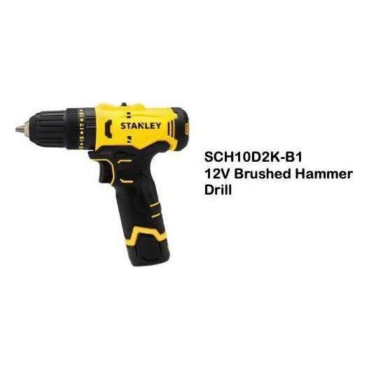 Stanley SCH10D2K 12V Cordless Hammer Drill 10mm [Brushless] (Kit) - KHM Megatools Corp. Main image