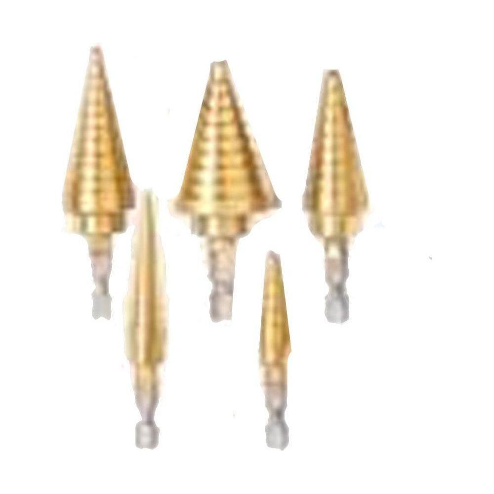 Ingco AKSDS2051 Step Drill Bit 5Pcs Set - KHM Megatools Corp. Main image
