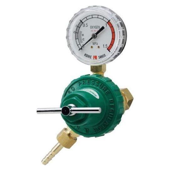 Koike SG-L1 Safety Gold Pipe Line Gas Pressure Oxygen Regulator - KHM Megatools Corp. Main image