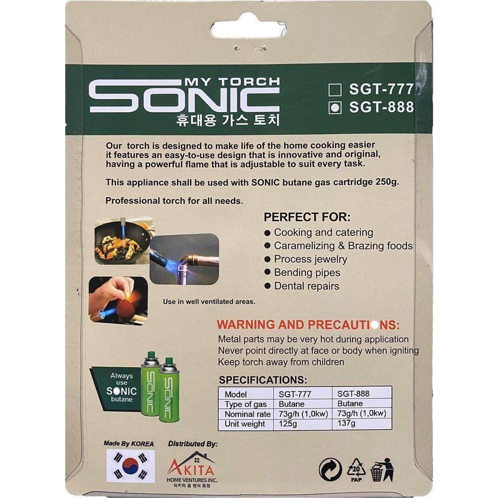 Sonic SGT-888 Gun Type Torch (Butane Powered) Secondary image