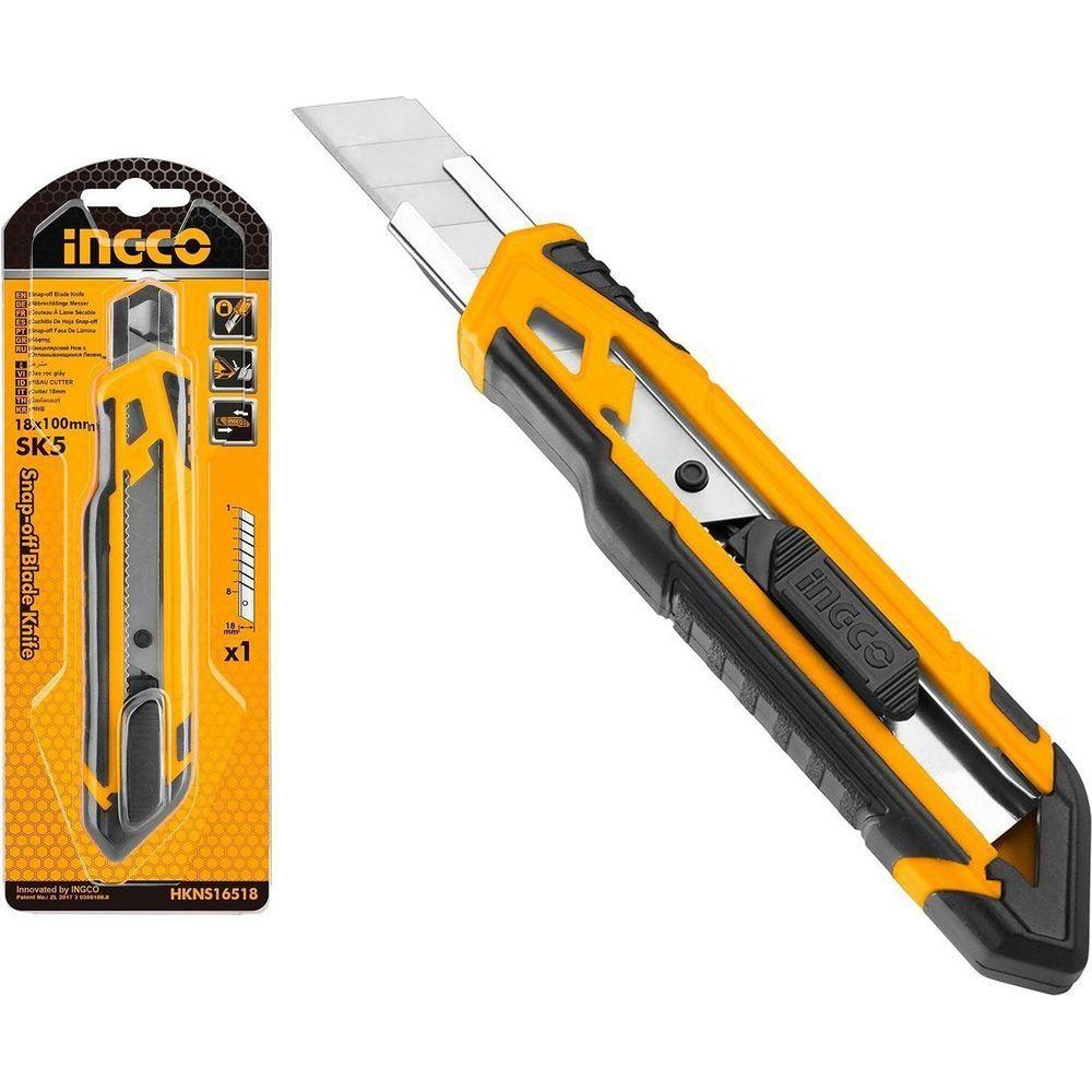 Ingco HKNS16518 Snap Off Blade Cutter Knife 18mm - KHM Megatools Corp. Main image