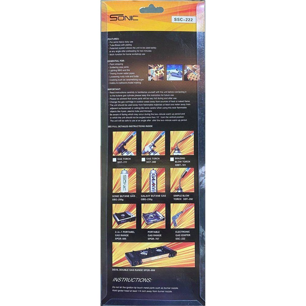 Sonic SSC-222 Chef's Electronic Gas Igniter Secondary image