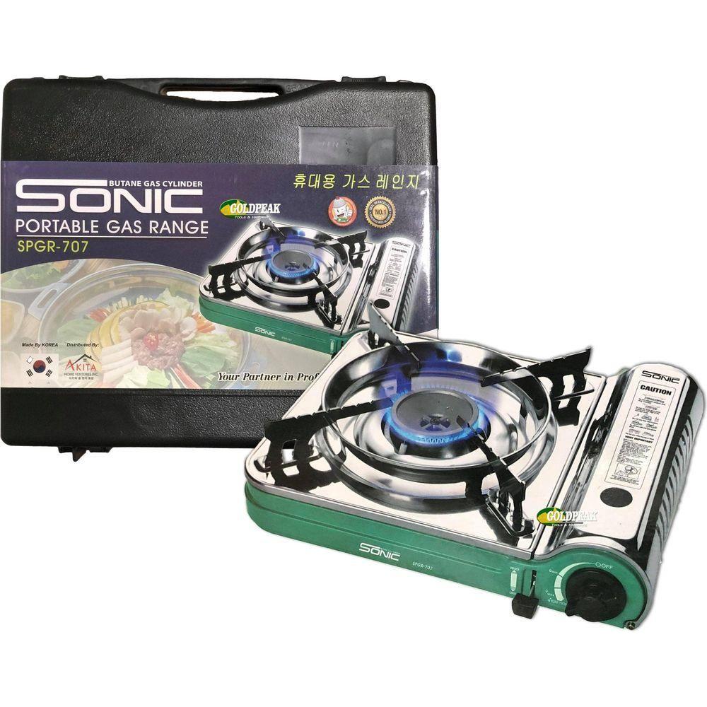 Sonic SPGR-707 Portable Stainless Gas Range (Butane) - Goldpeak Tools PH Sonic Main image