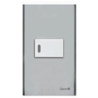 Omni SP0-S14-PK 1-Way Illuminated Switch in Stainless Plate 16A (Wide Series) | Omni by KHM Megatools Corp. Main image