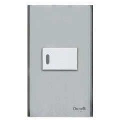 Omni SP0-S14-PK 1-Way Illuminated Switch in Stainless Plate 16A (Wide Series) | Omni by KHM Megatools Corp.