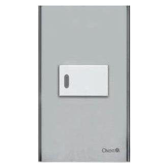 Omni SP0-S14-PK 1-Way Illuminated Switch in Stainless Plate 16A (Wide Series) | Omni by KHM Megatools Corp. Main image