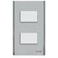 Omni SP2-S13-PK 2pc 1-Way Switch in Stainless Plate (Wide Series) | Omni by KHM Megatools Corp.