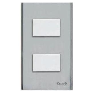 Omni SP2-S13-PK 2pc 1-Way Switch in Stainless Plate (Wide Series) | Omni by KHM Megatools Corp. Main image
