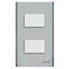 Omni SP2-S13-PK 2pc 1-Way Switch in Stainless Plate (Wide Series) | Omni by KHM Megatools Corp.