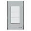 Omni SP3-S13-PK 1-Way Switch in Stainless Plate 16A (Wide Series) | Omni by KHM Megatools Corp.