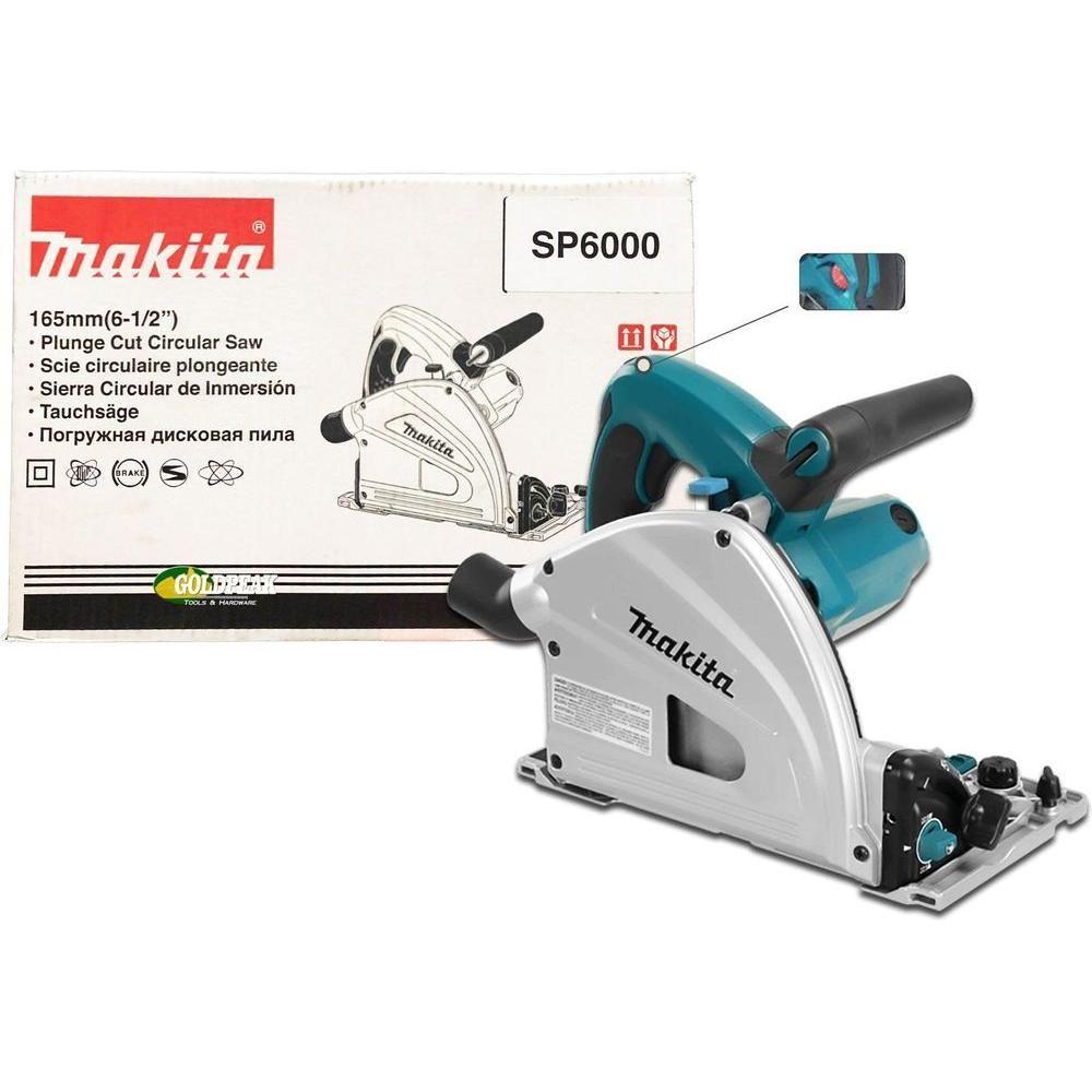 Makita SP6000 Plunge Cut Circular Saw / Tracksaw - Goldpeak Tools PH Makita Main image