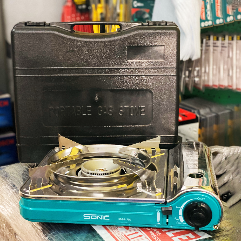 Sonic SPGR-707 Portable Stainless Gas Range (Butane) (Damaged Box) | Discounts by KHM Megatools Corp. Main image