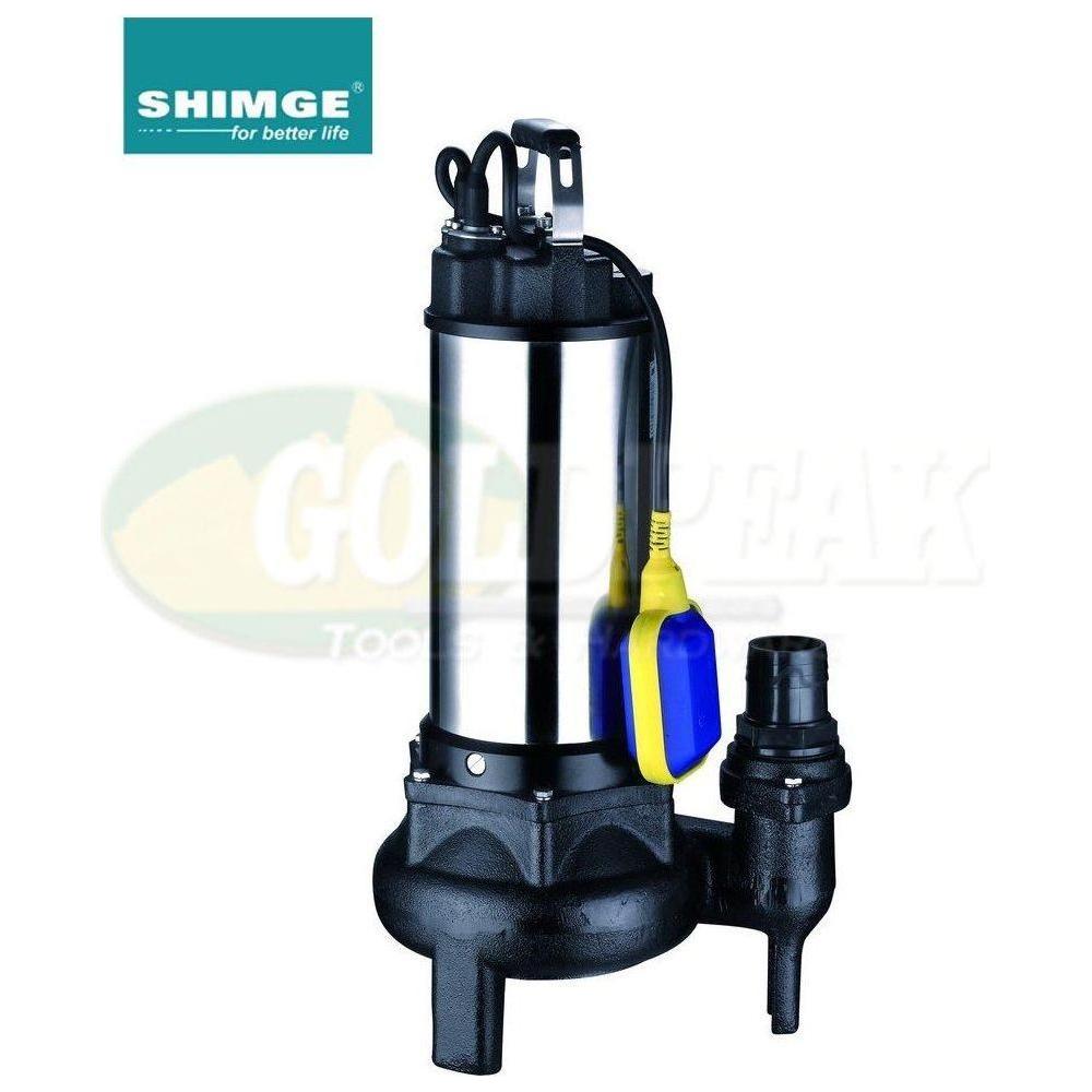 Shimge WQ(D)S Stainless Steel Submersible Sewage Pump - Goldpeak Tools PH Shimge Main image