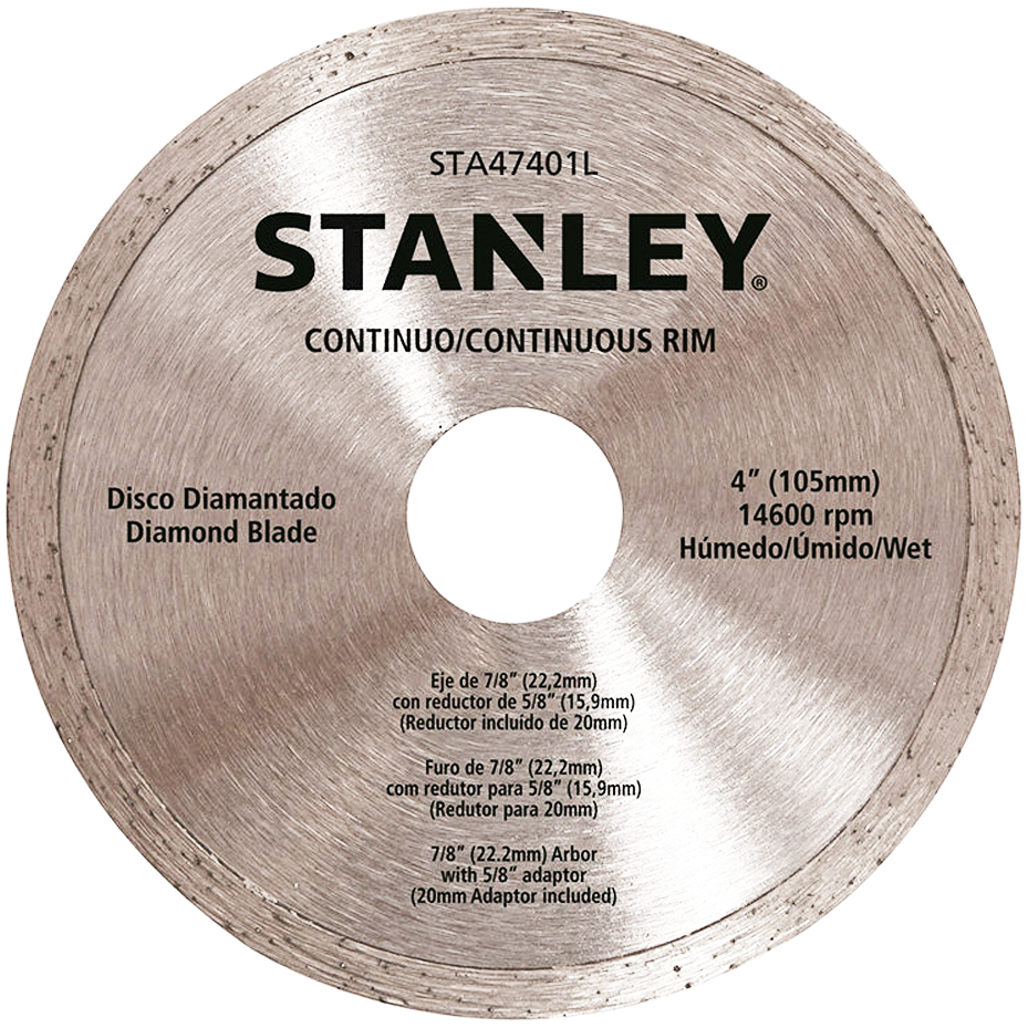 Stanley STA47401L Diamond Cut Off Wheel 4" (Continuous) | Stanley by KHM Megatools Corp. Main image