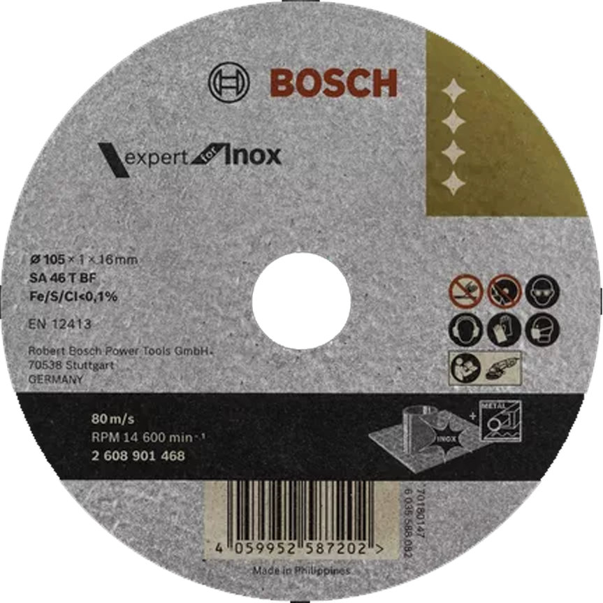 Bosch Cutting Disc for Metal / Stainless Inox 4" (2608901468) | Bosch by KHM Megatools Corp. Main image