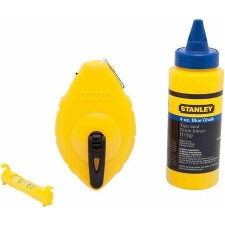 Stanley (Blue) Regular Chalk and Line Level Set 3pcs Secondary image