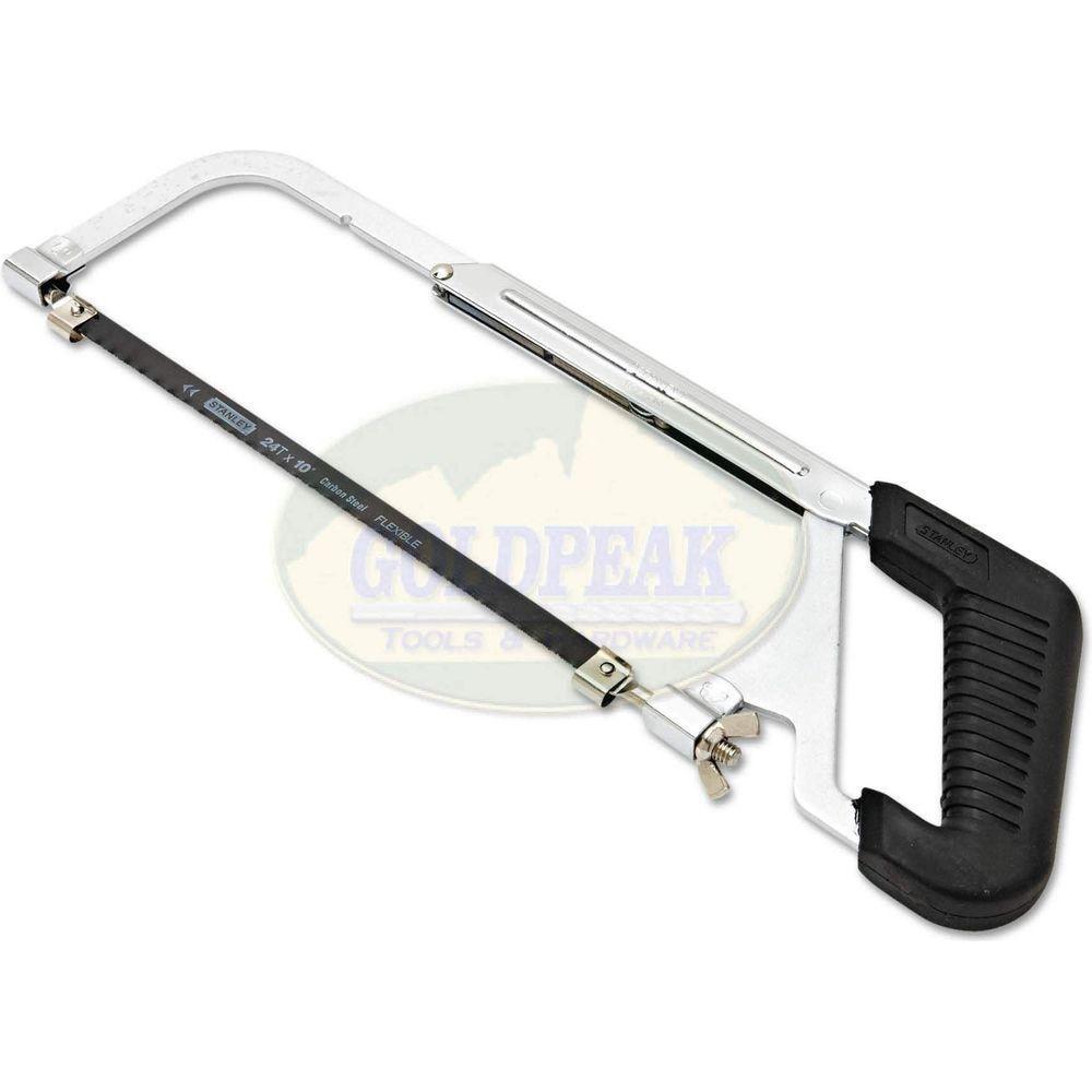 Stanley Steel Hacksaw Frame w/ Rubber Grip - Goldpeak Tools PH Stanley Main image