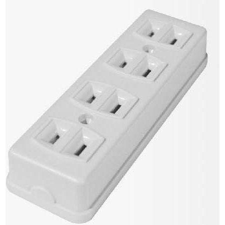 Omni STO-004 Spring Type Outlet 4-Gang 10A 250V | Omni by KHM Megatools Corp. Main image