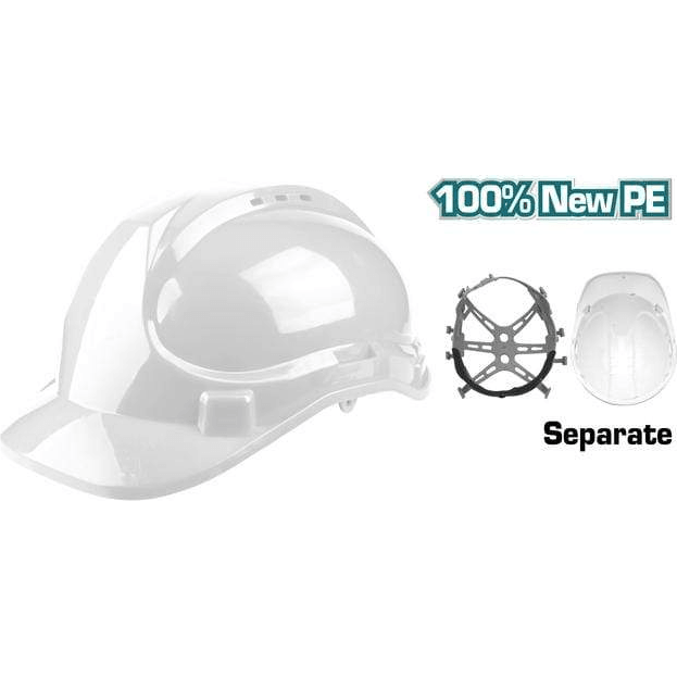 Total Safety Helmet / Construction Helmet (PE Shell) Secondary image