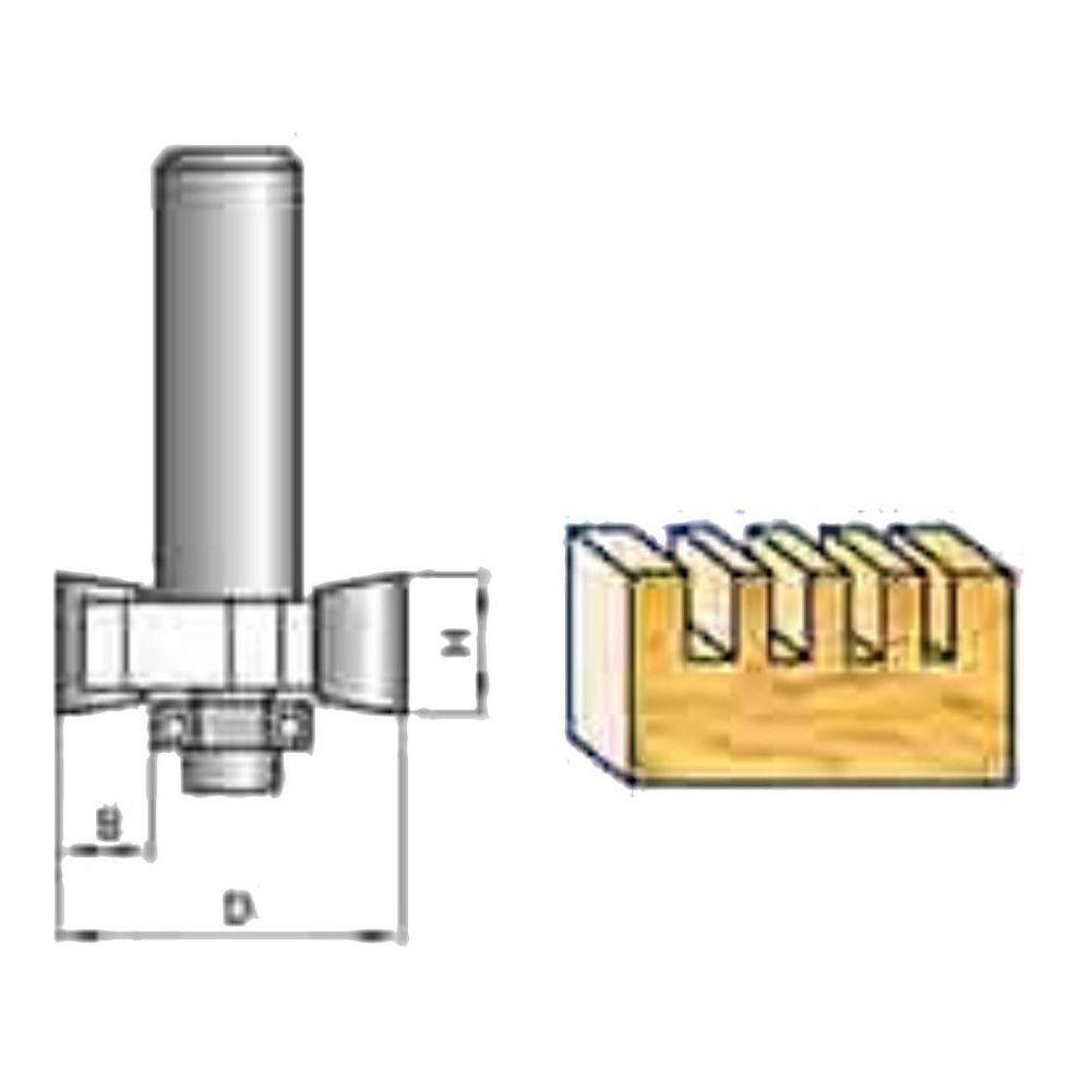Tatara T-Slotting Cutter Router Bit with Bearing - Goldpeak Tools PH Tatara Main image
