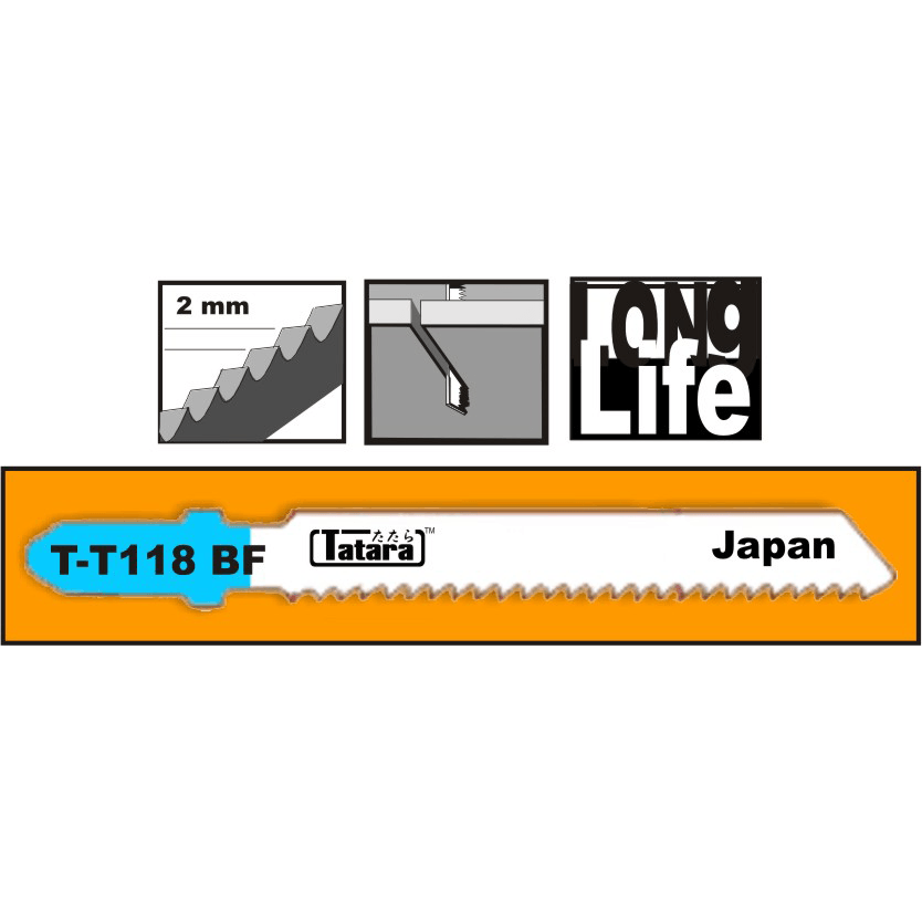 Tatara T-T118BF Jigsaw Blade for Metal - Goldpeak Tools PH Tatara