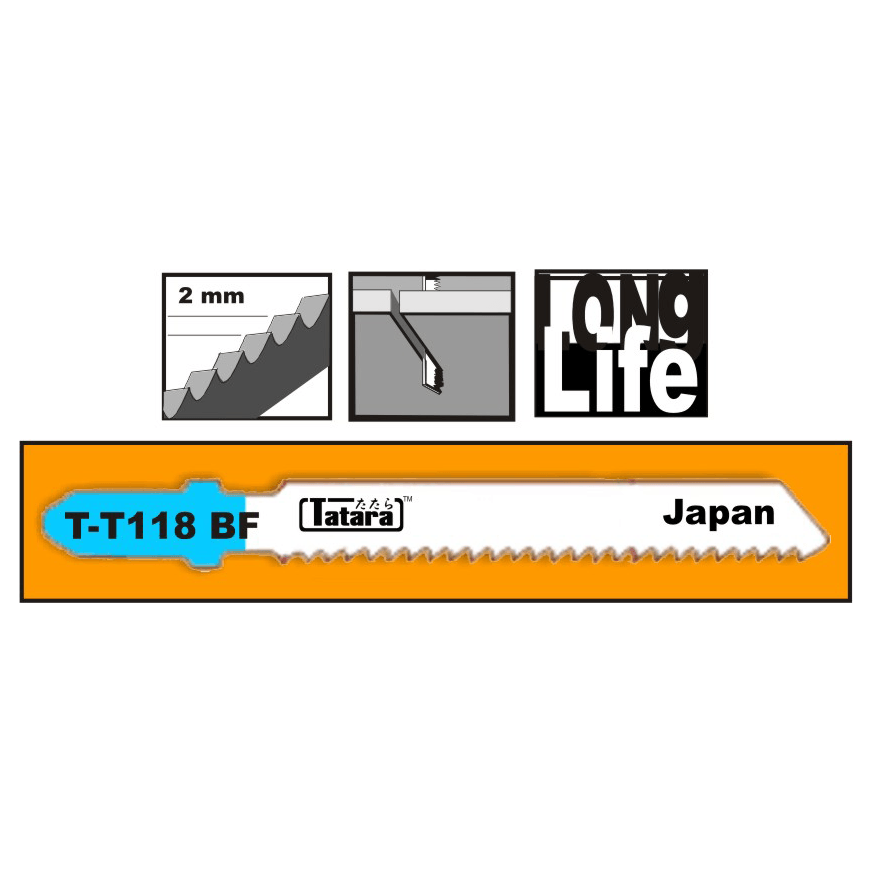 Tatara T-T118BF Jigsaw Blade for Metal - Goldpeak Tools PH Tatara