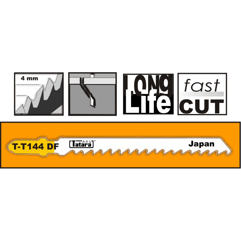 Tatara T-T144DF Jigsaw Blade for Wood - Goldpeak Tools PH Tatara Main image