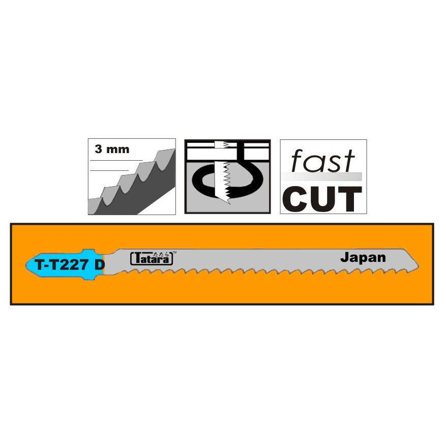 Tatara T-T227D Jigsaw Blade for Aluminum & Metal - Goldpeak Tools PH Tatara