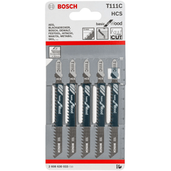 Bosch T111C Jigsaw Blade (Coarse Quick Cut) Basic for Wood [2608630033] - KHM Megatools Corp.
