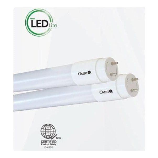 Omni T8 Tube (Superlux) Single-Ended Input Fluorescent LED Glass Tube Light - KHM Megatools Corp. Main image