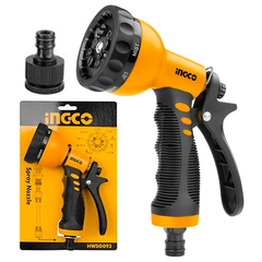 Ingco HWSG092 Plastic Trigger Garden Nozzle 9 Way - KHM Megatools Corp.