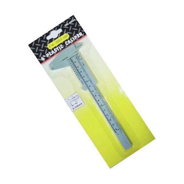 S-Ks TBA-60036 PVC/Plastic Vernier Caliper 6" | S-Ks Tools USA by KHM Megatools Corp. Main image