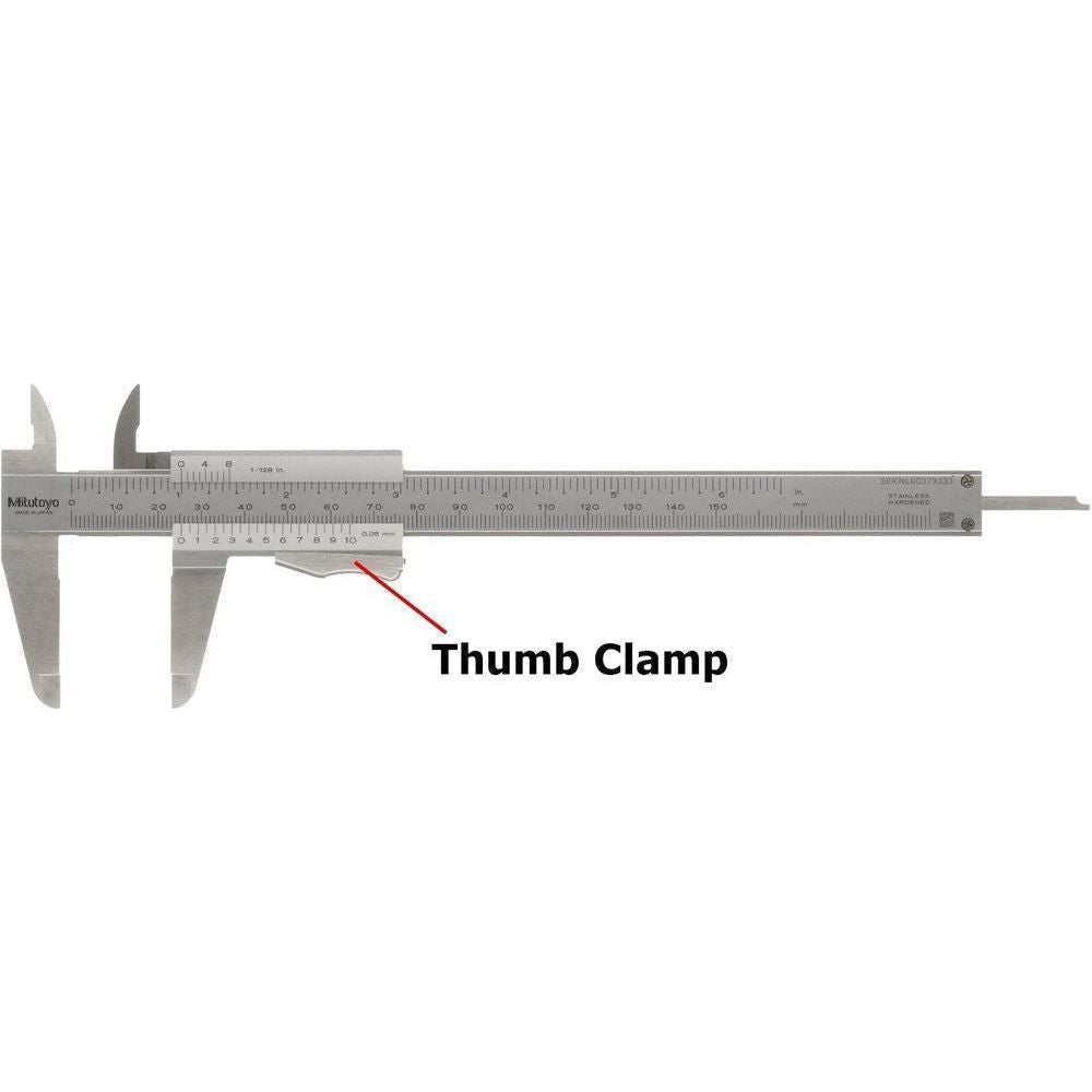 Mitutoyo Vernier Caliper (Thumb Clamp) - Goldpeak Tools PH Mitutoyo Main image