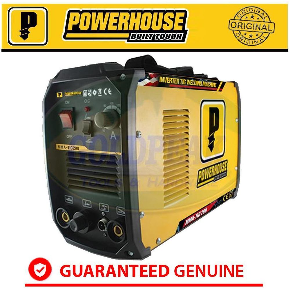 Powerhouse MMA-TIG200 2in1 TIG/MMA DC Inverter Welding Machine - Goldpeak Tools PH Powerhouse