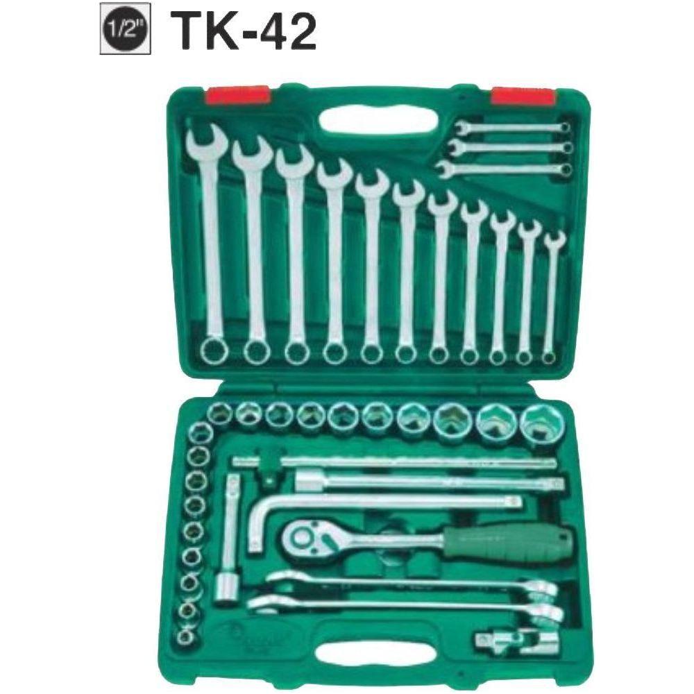 Hans TK-42 42pcs. Socket & Combination Wrench Set 1/2' Drive | Hans by KHM Megatools Corp. Main image