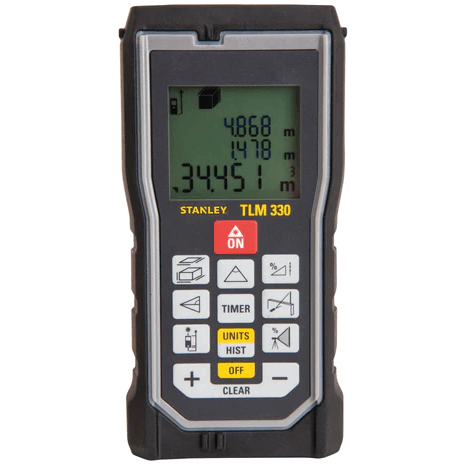 Stanley TLM330S Laser Distance Measurer / Range Finder [100 meters] (77-140) - KHM Megatools Corp. Main image
