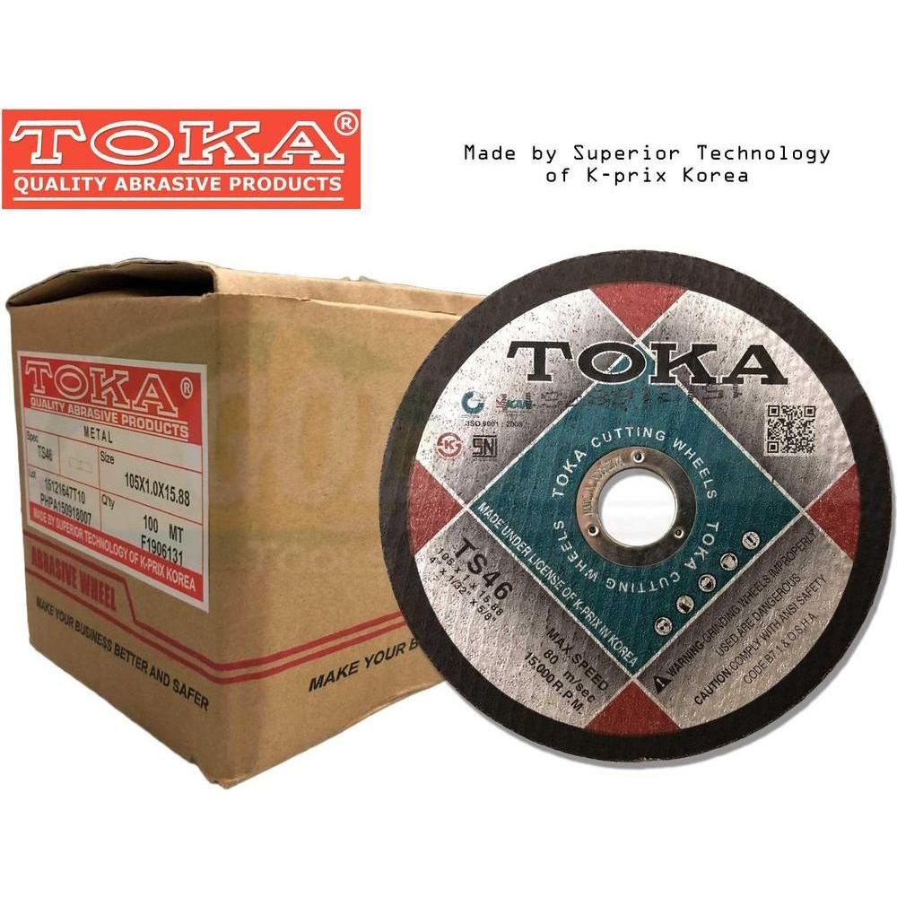 Toka TS46 Stainless Cut Off Wheel 4" (Super Thin) - Goldpeak Tools PH Toka Main image
