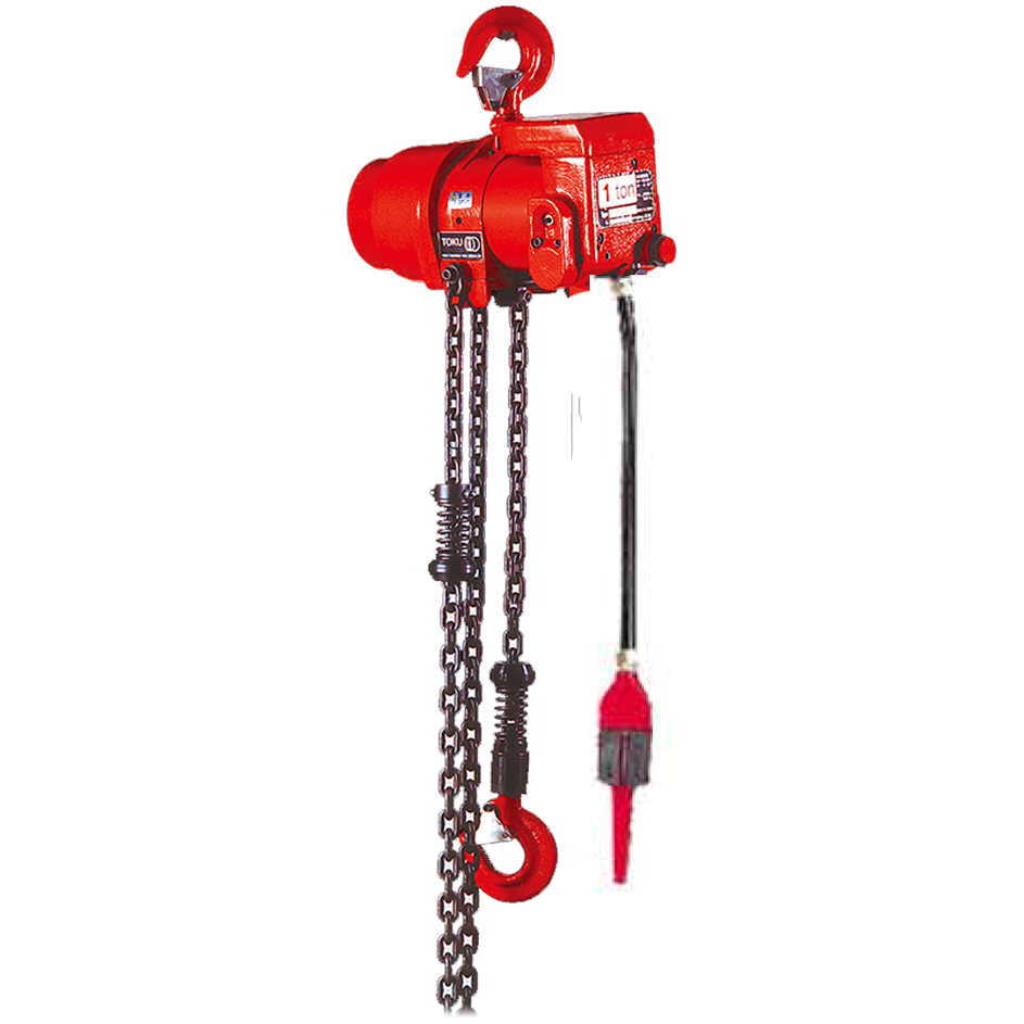 Toku TCR-6000P2E Pneumatic Air Chain Hoist 6Tx 3M (Pendant) | Toku by KHM Megatools Corp. Main image