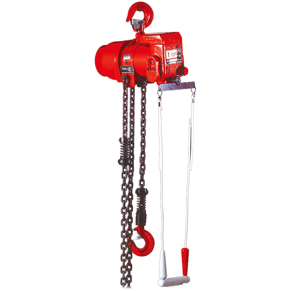 Toku TCR-6000C2 Pneumatic Air Chain Hoist 6T x 3M (Cord) | Toku by KHM Megatools Corp.
