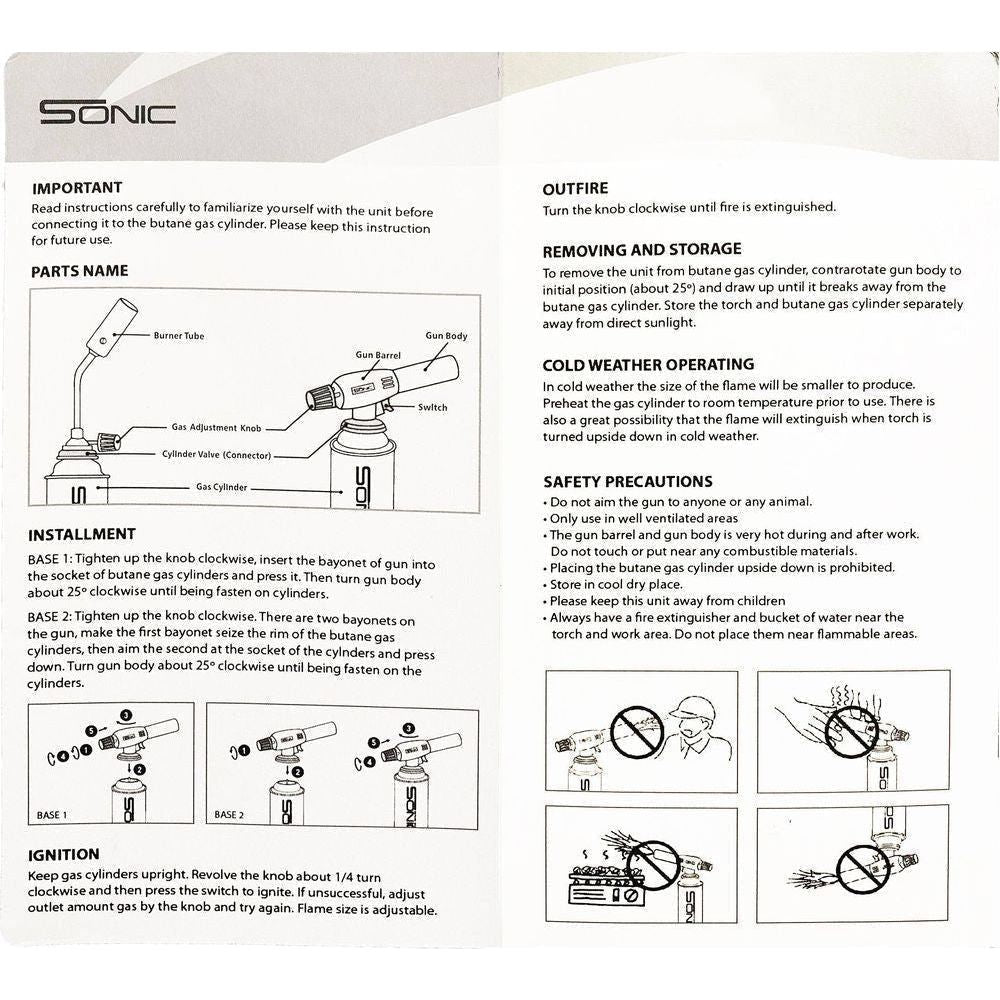 Sonic SST-202 Simple Blow Torch (Butane Powered) Secondary image