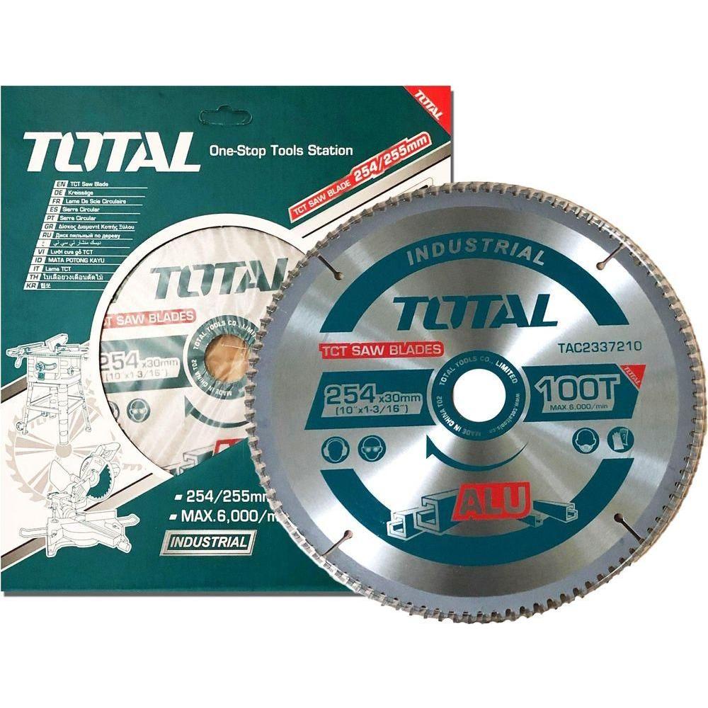Total TAC2337210 Circular Saw Blade 10" for Aluminum - Goldpeak Tools PH Total Main image