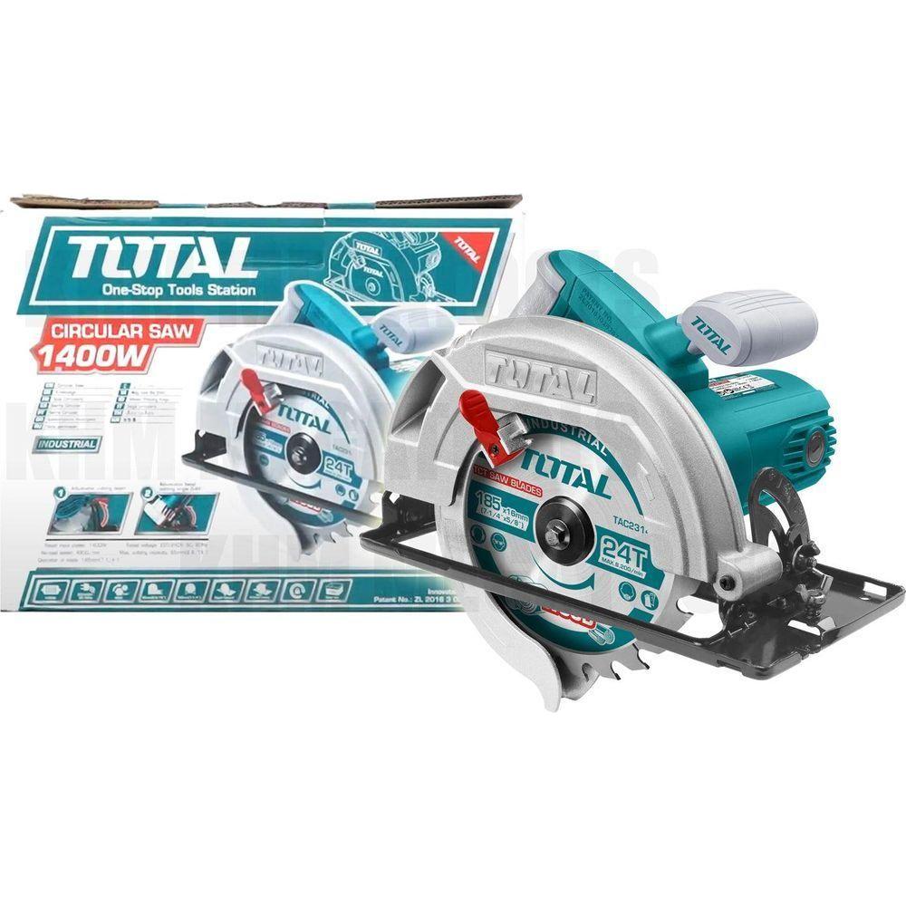 Total TS1141856 Circular Saw 7-1/4" 1400W - KHM Megatools Corp. Main image