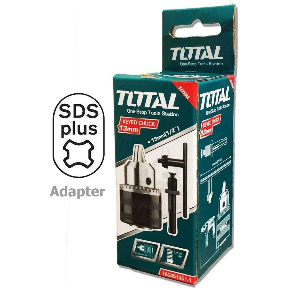 Total TAC451301 SDS-plus Adapter with Drill Chuck - Goldpeak Tools PH Total Main image