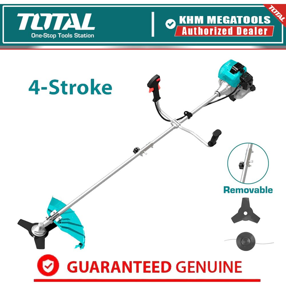 Total TP53144141 4-Stroke Grass Cutter / Brush cutter (1.1HP) - ToolsSavvy.ph