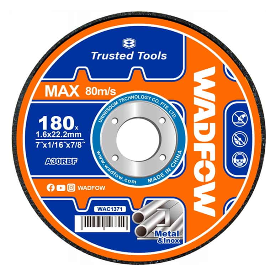 Wadfow WAC1371 Abrasive Metal Cutting Disc 7" | Wadfow by KHM Megatools Corp. Main image