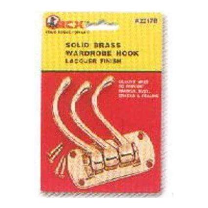 Orex Solid Brass Wardrobe Hook - KHM Megatools Corp. Main image