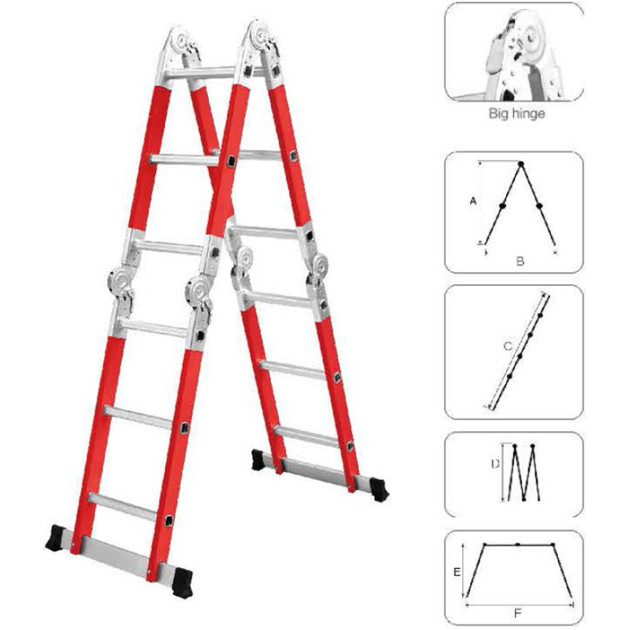 Trump TR-FG4X4 Multi-Purpose Fiberglass Ladder Secondary image