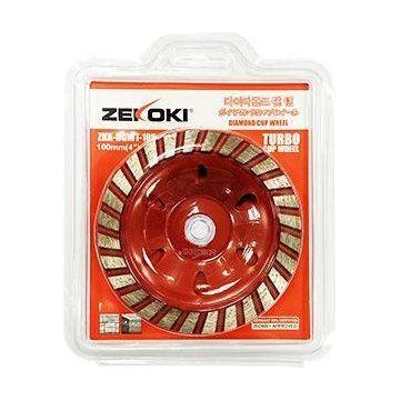 Zekoki ZKK-DGWT-105 Diamond Cup Wheel 4" Turbo - KHM Megatools Corp. Main image