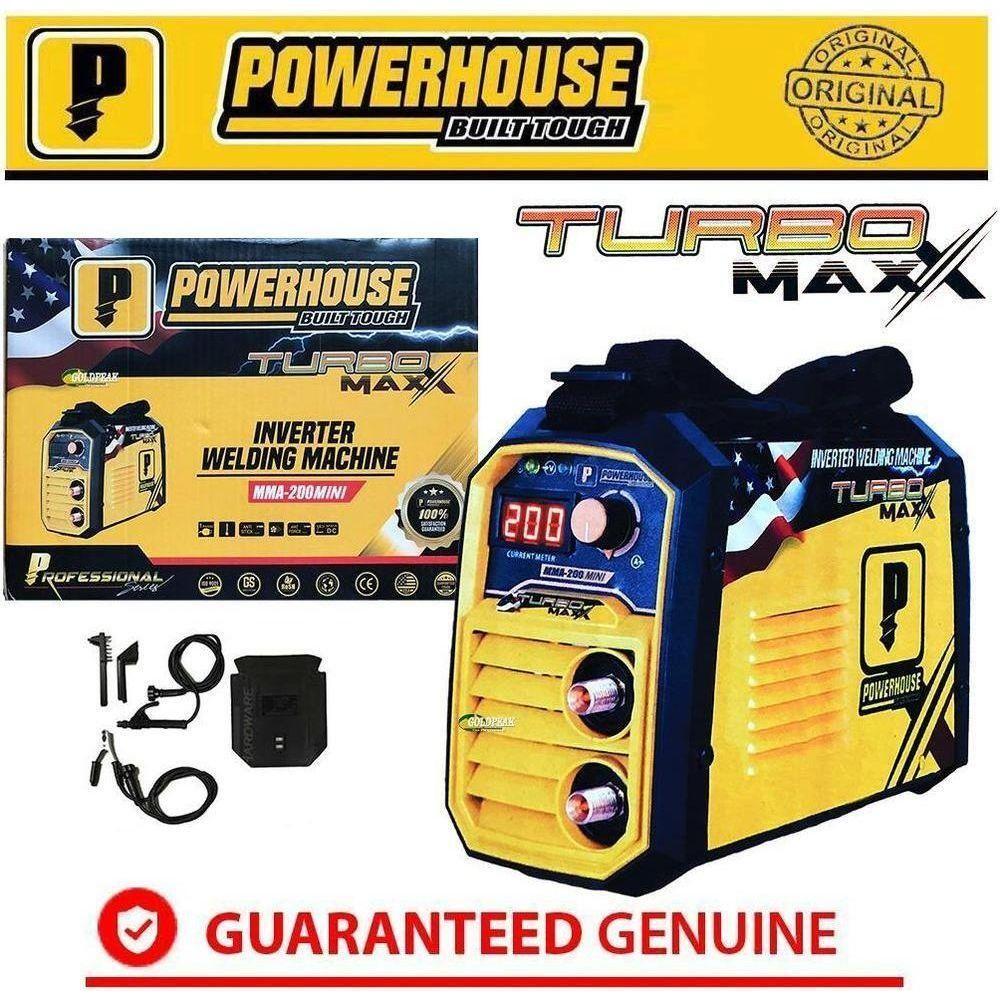 Powerhouse MMA200MINI DC Inverter Welding Machine (TURBOMAXX Series) 200A Secondary image