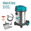 Total TVC14301 (30L) Wet & Dry Vacuum 1400W - ToolsSavvy.ph